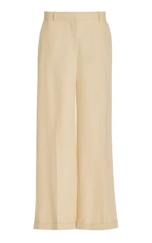 Toteme Tailored Herringbone-Weave Suit Trousers