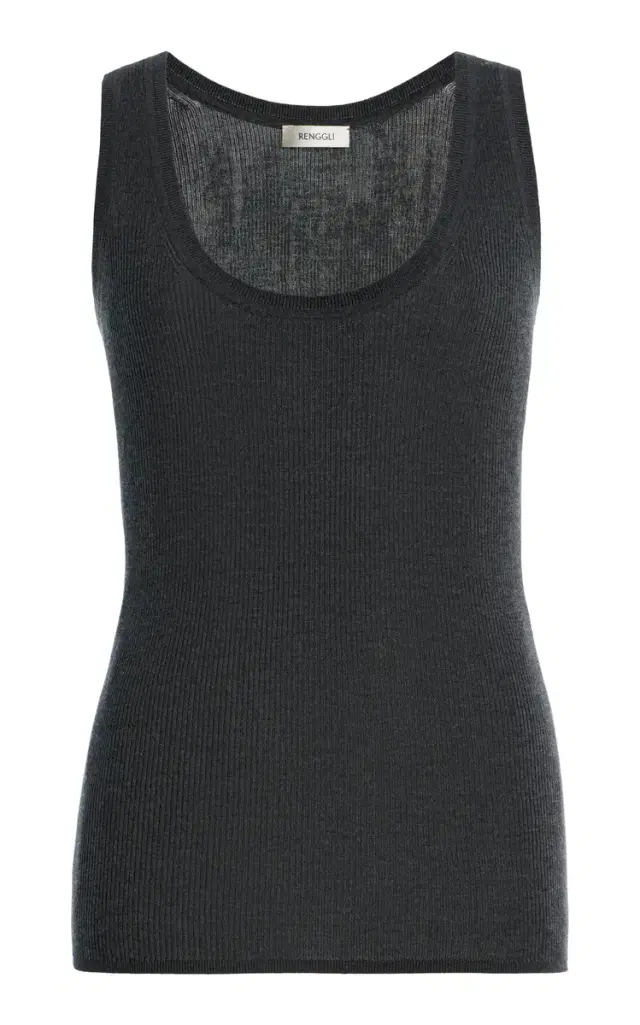 Scoop Neck Rib Tank