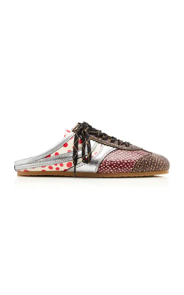 Dries Van Noten Leather Sneaker Mules