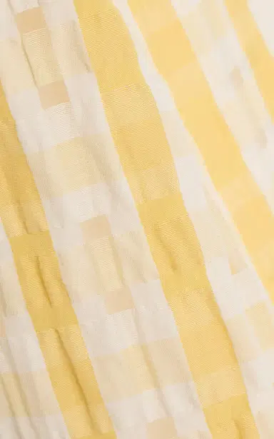 Rosie Assoulin Drop Me a Note Seersucker Midi Dress | Thumbnail 5 Rosie Assoulin Drop Me a Note Seersucker Midi Dress | Thumbnail 5