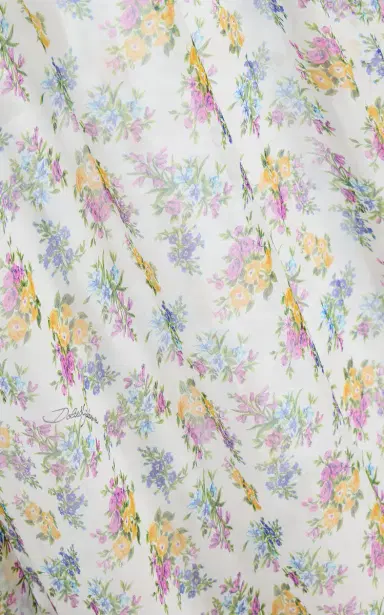 Dolce & Gabbana Floral-Print Silk-Blend Maxi Dress | Thumbnail 5