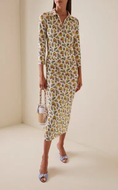 Dolce & Gabbana Floral-Print Knitted Midi Skirt | Thumbnail 2