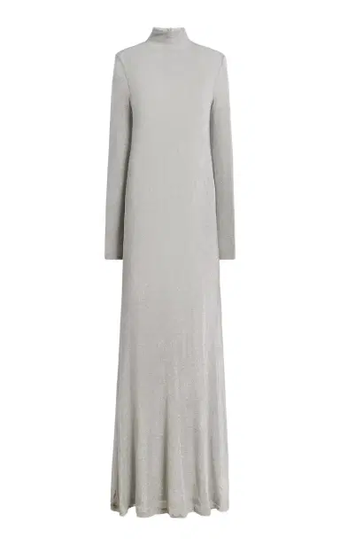 Tove Torra Metallic Ribbed-Knit Maxi Dress | Thumbnail 7