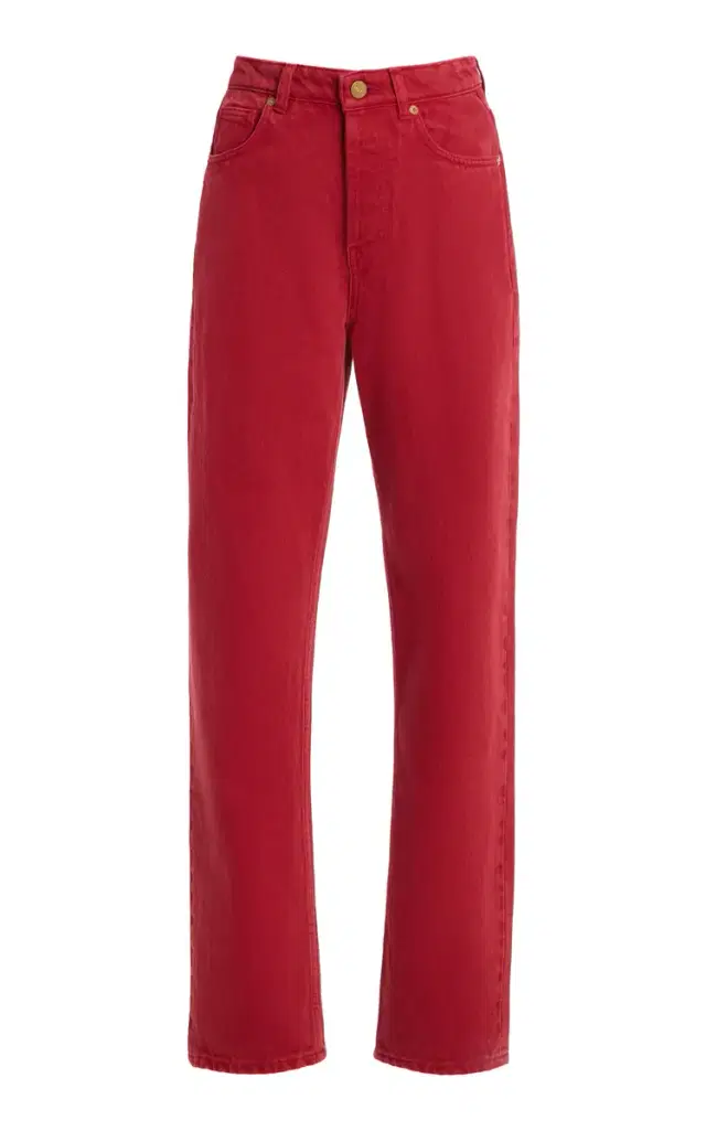 Senna Rigid High-Rise Straight-Leg Jeans