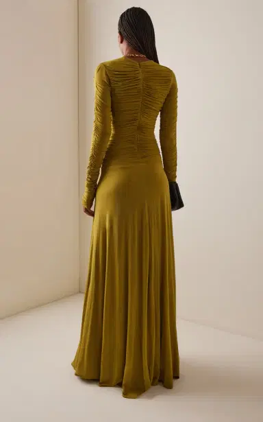 Tove Eira Ruched Jersey Maxi Dress | Thumbnail 4