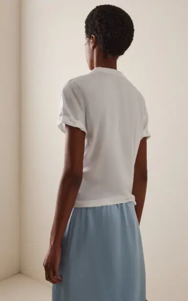 Prada Molded Cotton Jersey T-Shirt | Thumbnail 4