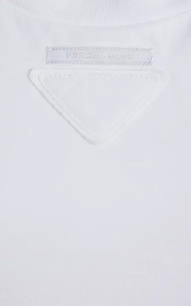 Prada Molded Cotton Jersey T-Shirt | Thumbnail 6