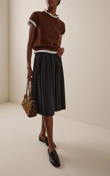 Prada Embellished Wool-Cashmere Sweater | Thumbnail 2 Prada Embellished Wool-Cashmere Sweater | Thumbnail 2
