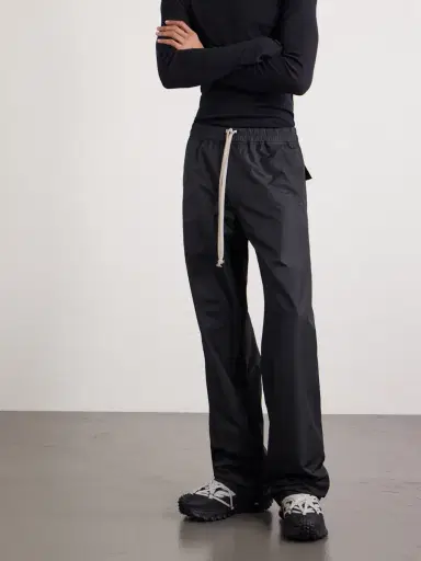 Rick Owens Moncler Straight-Leg Recycled-Taffeta Drawstring Trousers - Men | Thumbnail 3 Rick Owens Moncler Straight-Leg Recycled-Taffeta Drawstring Trousers - Men | Thumbnail 3