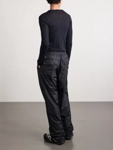 Rick Owens Moncler Straight-Leg Recycled-Taffeta Drawstring Trousers - Men | Thumbnail 4 Rick Owens Moncler Straight-Leg Recycled-Taffeta Drawstring Trousers - Men | Thumbnail 4