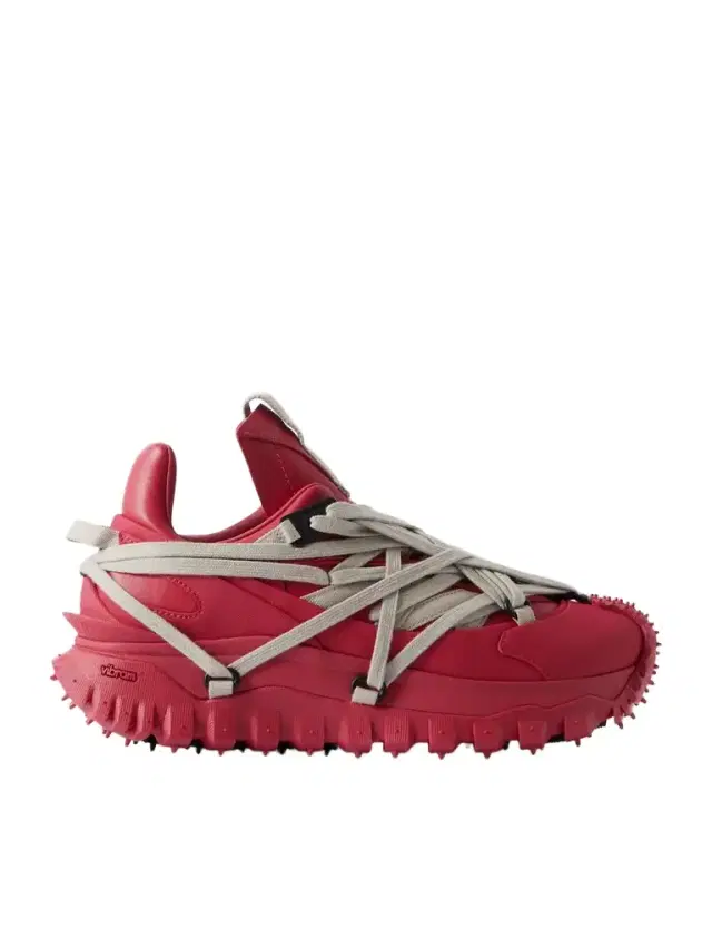 + Moncler Trailgrip Megalace® Leather And Rubber Sneakers