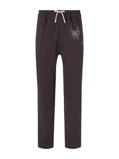 Rick Owens Moncler Straight-Leg Logo-Appliquéd Embroidered Cotton-Jersey Sweatpants - Men | Thumbnail 1 Rick Owens Moncler Straight-Leg Logo-Appliquéd Embroidered Cotton-Jersey Sweatpants - Men | Thumbnail 1