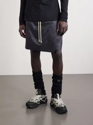 Rick Owens + Moncler Trailgrip Megalace® Leather And Rubber Sneakers | Thumbnail 7 Rick Owens + Moncler Trailgrip Megalace® Leather And Rubber Sneakers | Thumbnail 7