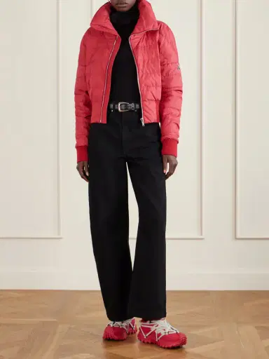 Rick Owens + Moncler Appliquéd Quilted Shell Down Jacket | Thumbnail 2 Rick Owens + Moncler Appliquéd Quilted Shell Down Jacket | Thumbnail 2