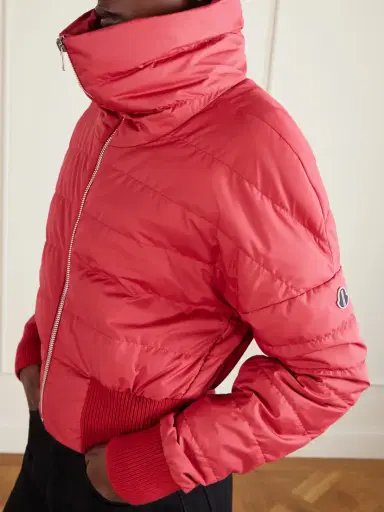 Rick Owens + Moncler Appliquéd Quilted Shell Down Jacket | Thumbnail 5 Rick Owens + Moncler Appliquéd Quilted Shell Down Jacket | Thumbnail 5