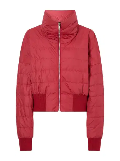 Rick Owens + Moncler Appliquéd Quilted Shell Down Jacket | Thumbnail 1 Rick Owens + Moncler Appliquéd Quilted Shell Down Jacket | Thumbnail 1