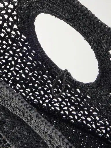 Jacquemus Le Petit Carre Spiaggia Raffia Tote | Thumbnail 5