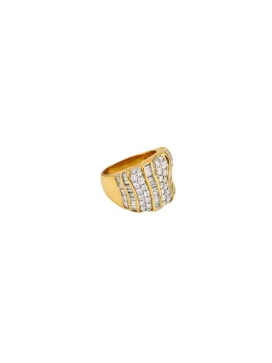 Wish Fine Jewelry 2.57ct Diamond 18K Gold Pave Ring | Thumbnail 2