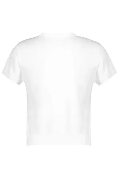 LARS ANDERSSON Short Sleeve Crop Cardigan - White | Thumbnail 5