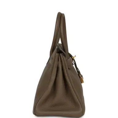 HERMÈS Pre-owned Hermes Birkin 30 Taupe Grey Togo Gold Hardware | Thumbnail 4 HERMÈS Pre-owned Hermes Birkin 30 Taupe Grey Togo Gold Hardware | Thumbnail 4