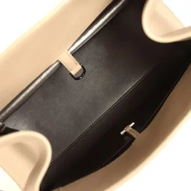 The Row The Row Margaux Shoulder 12 Bag Dark Taupe Calfskin Silver Hardware | Thumbnail 8 The Row The Row Margaux Shoulder 12 Bag Dark Taupe Calfskin Silver Hardware | Thumbnail 8