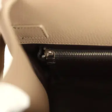 The Row The Row Margaux Shoulder 12 Bag Dark Taupe Calfskin Silver Hardware | Thumbnail 10 The Row The Row Margaux Shoulder 12 Bag Dark Taupe Calfskin Silver Hardware | Thumbnail 10