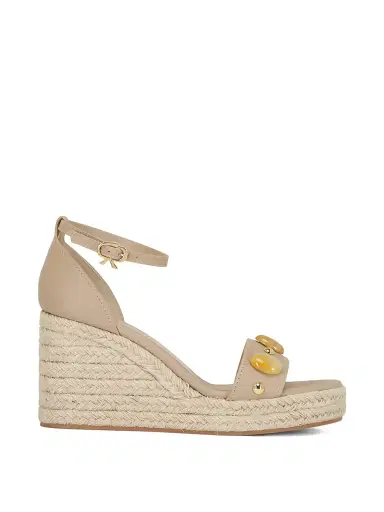 Gianvito Rossi Embellished Espadrille Wedge Sandals | Thumbnail 1 Gianvito Rossi Embellished Espadrille Wedge Sandals | Thumbnail 1
