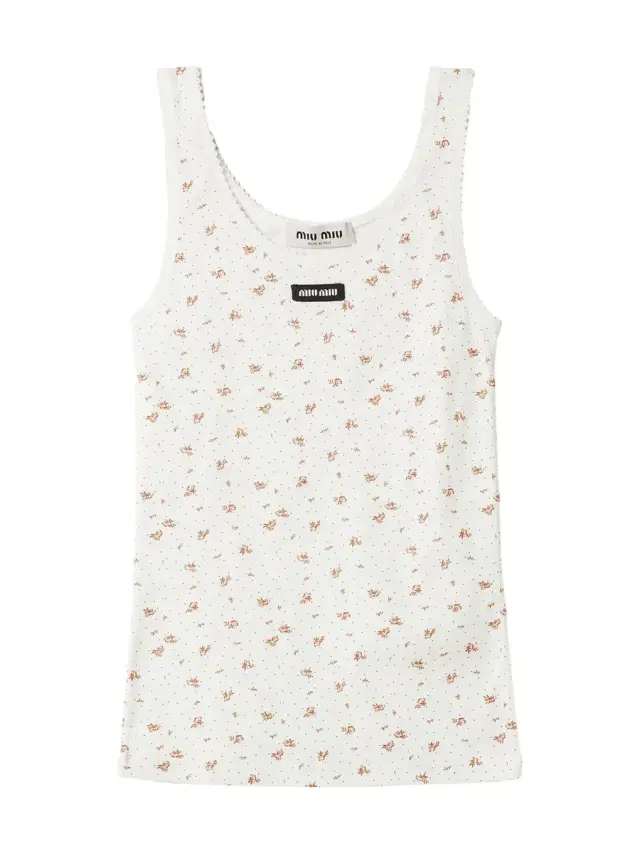 Ribbed Jersey Tank Top