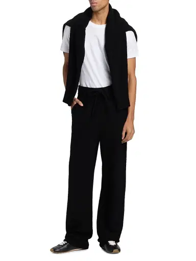 PAIGE Men's Willits Wool-Blend Sweater Pants - Black | Thumbnail 2 PAIGE Men's Willits Wool-Blend Sweater Pants - Black | Thumbnail 2