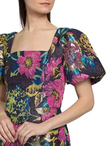 Lilly Pulitzer Women's Booker Brocade Floral Minidress - Multi Canopy Blooms - Size 12 | Thumbnail 6 Lilly Pulitzer Women's Booker Brocade Floral Minidress - Multi Canopy Blooms - Size 12 | Thumbnail 6