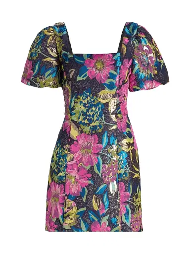 Lilly Pulitzer Women's Booker Brocade Floral Minidress - Multi Canopy Blooms - Size 12 | Thumbnail 1 Lilly Pulitzer Women's Booker Brocade Floral Minidress - Multi Canopy Blooms - Size 12 | Thumbnail 1