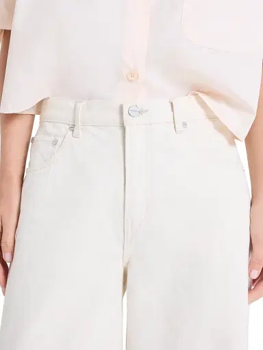 TWP Women's Tiny Dancer Wide-Leg Jeans - Natural - Size 29 | Thumbnail 6 TWP Women's Tiny Dancer Wide-Leg Jeans - Natural - Size 29 | Thumbnail 6