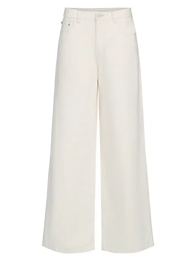 TWP Women's Tiny Dancer Wide-Leg Jeans - Natural