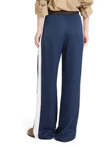 TWP Women's Sulli Wide-Leg Tuxedo Pants - Midnight Bone - Size 8 | Thumbnail 4