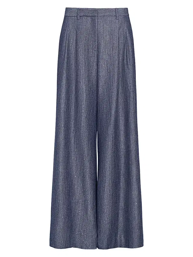 Women's Avery Wide-Leg Pants - Medium Indigo Gold