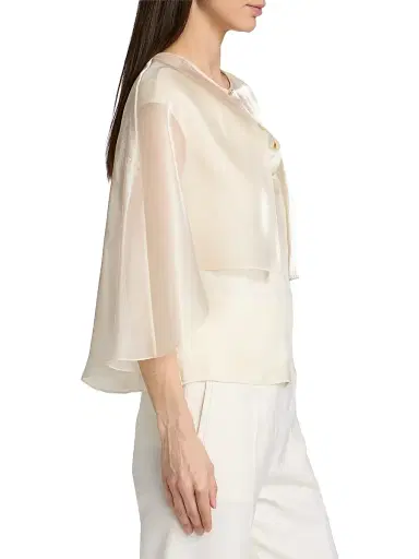 Carolyn Rowan Collection Women's Satin Short Cape | Thumbnail 4 Carolyn Rowan Collection Women's Satin Short Cape | Thumbnail 4