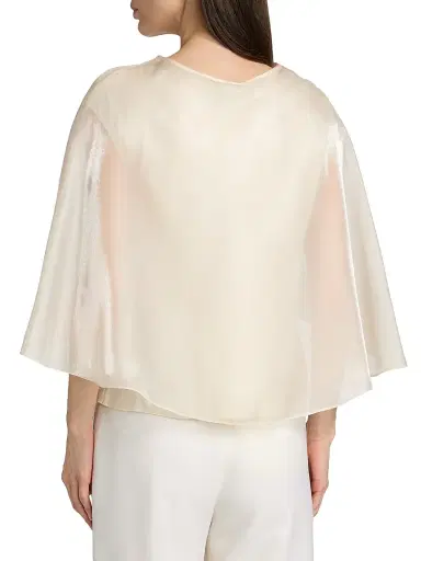 Carolyn Rowan Collection Women's Satin Short Cape | Thumbnail 5 Carolyn Rowan Collection Women's Satin Short Cape | Thumbnail 5