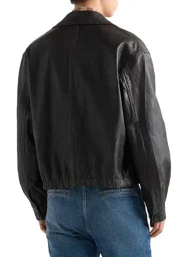 Prada Men's Nappa Leather Jacket - Black - Size 46 | Thumbnail 3 Prada Men's Nappa Leather Jacket - Black - Size 46 | Thumbnail 3