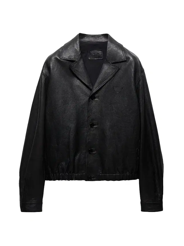 Prada Men's Nappa Leather Jacket - Black
