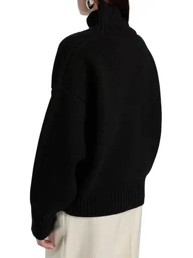 RÓHE Women's Sculptural Compact Wool Turtleneck | Thumbnail 5 RÓHE Women's Sculptural Compact Wool Turtleneck | Thumbnail 5