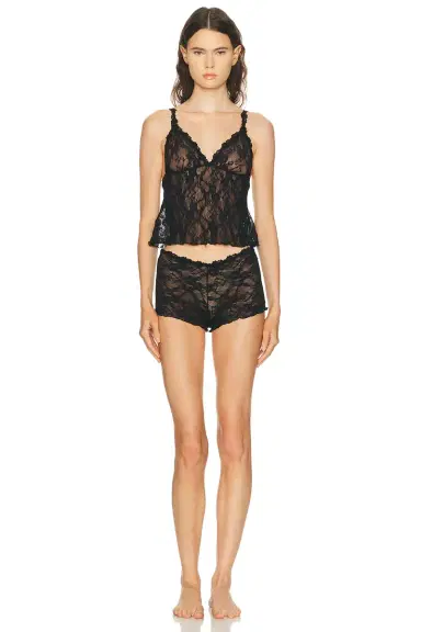Skims Stretch Lace Triangle Cami And Short Set | Thumbnail 1 Skims Stretch Lace Triangle Cami And Short Set | Thumbnail 1