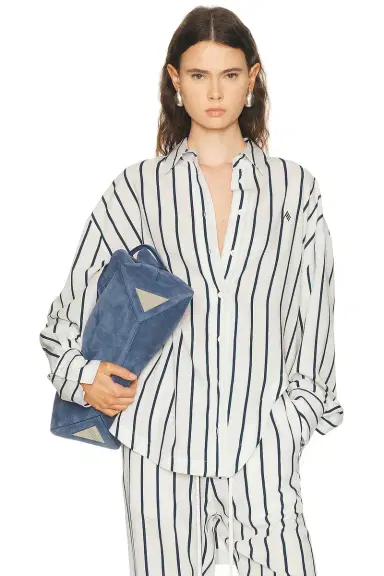 The Attico Striped Button Down Shirt | Thumbnail 3