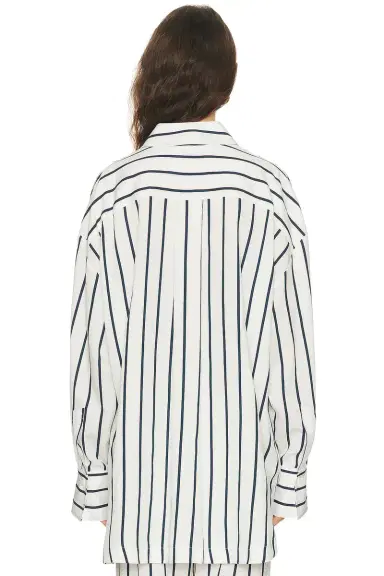 The Attico Striped Button Down Shirt | Thumbnail 6