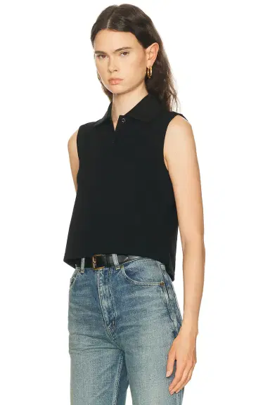 Saint Laurent Polo Sleeveless Top | Thumbnail 2