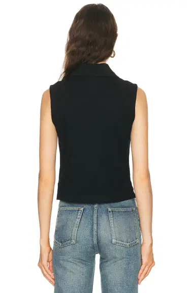 Saint Laurent Polo Sleeveless Top | Thumbnail 3