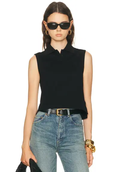 Saint Laurent Polo Sleeveless Top | Thumbnail 1