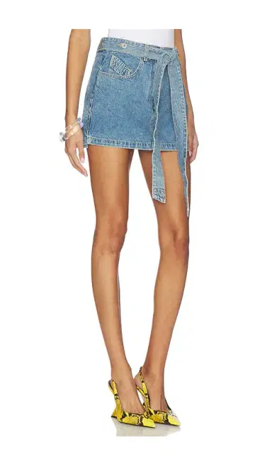 The Attico Denim Mini Skirt | Thumbnail 2