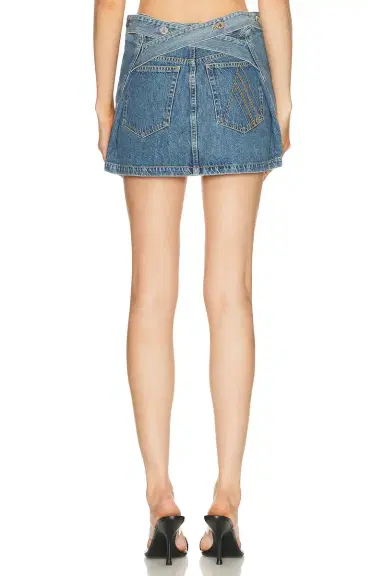 The Attico Denim Mini Skirt | Thumbnail 7