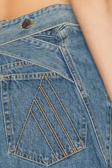 The Attico Denim Mini Skirt | Thumbnail 9