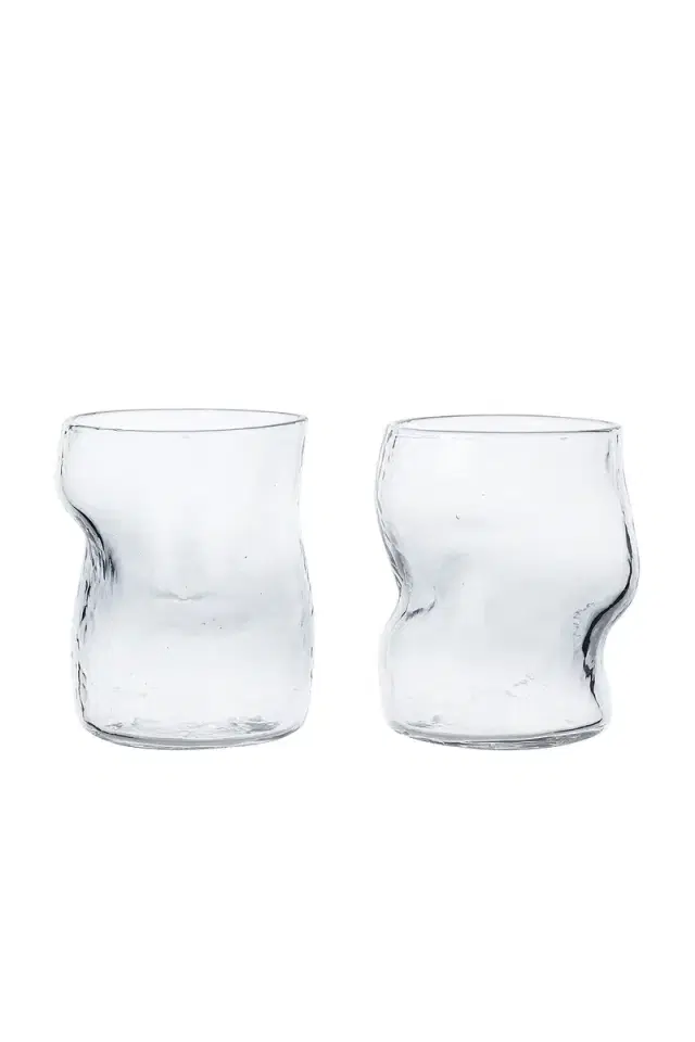 FERM LIVING Dimple Glasses - Set Of 2